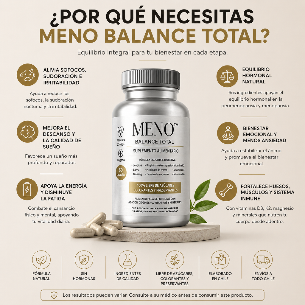 Meno®️ Balance Total (cortisol-digestivo-menopausia)